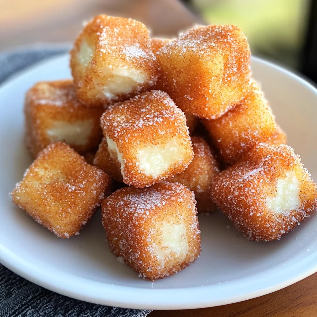 Tasty Angel Cake Churro Bites