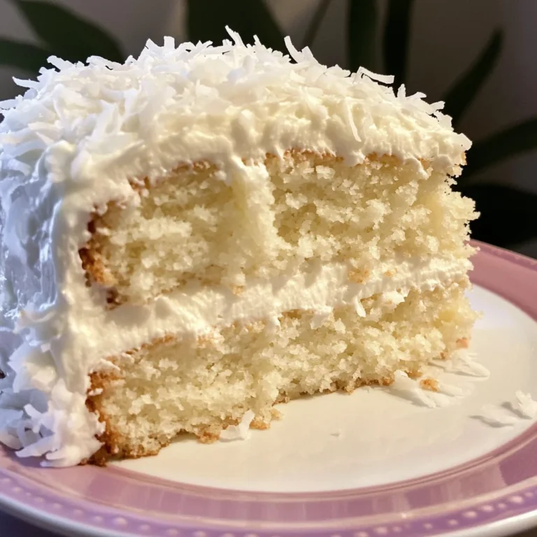 Triple Coconut Cake