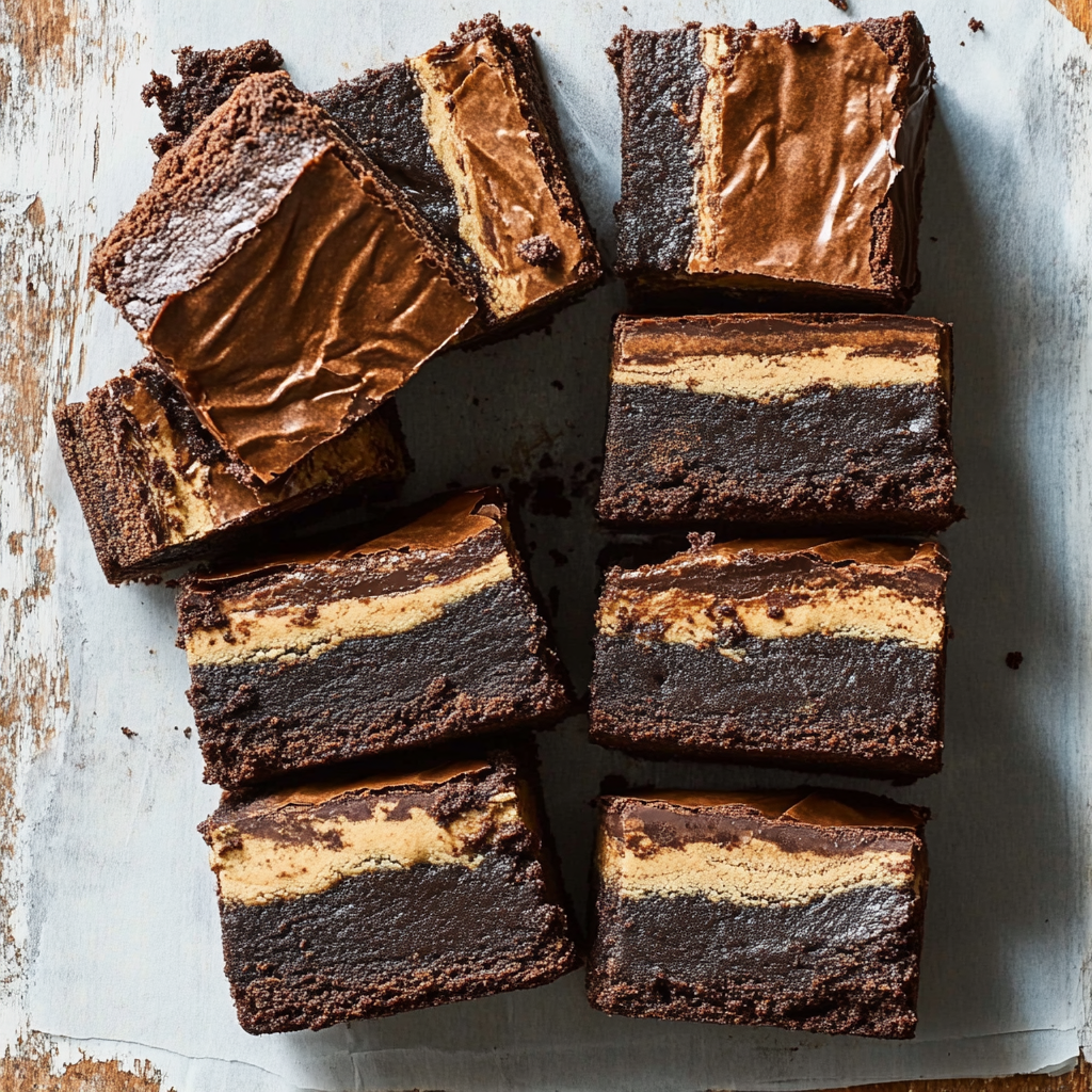 Amazing Slutty Brownies (Cookie Dough): 3 Decadent Layers