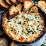 Baked Garlic Bread Dip: A Comforting, Cheesy Delight