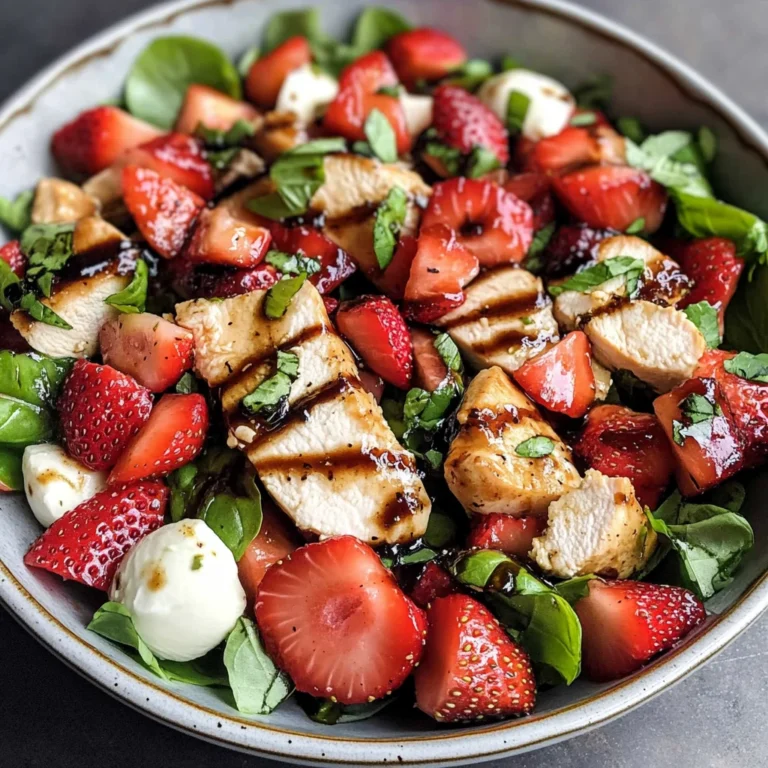 Balsamic Strawberry Chicken Salad Recipe