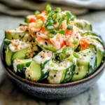 California Roll Cucumber Salad: Refreshing, No-Cook Delight