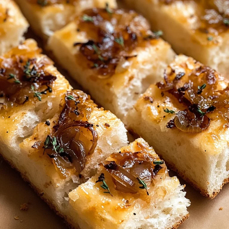Caramelized Onion Focaccia