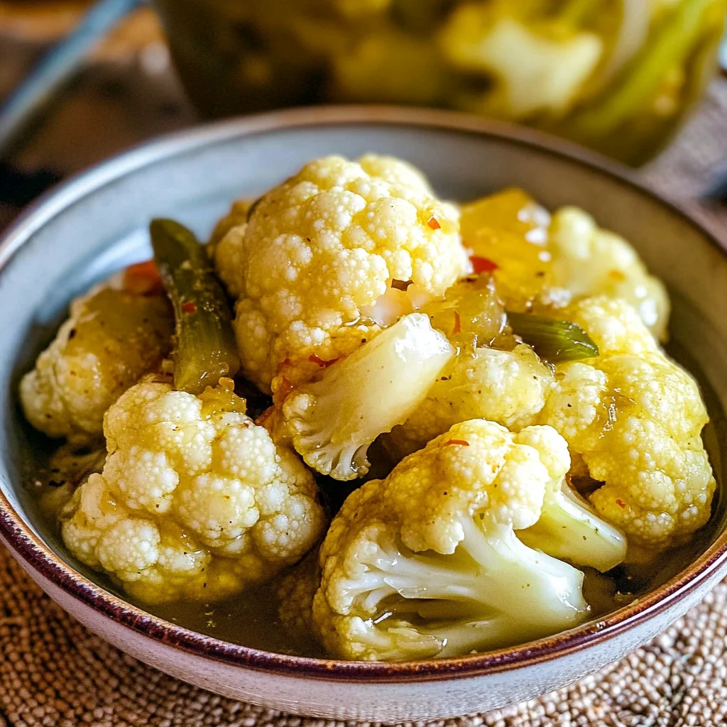Cauliflower Pickles