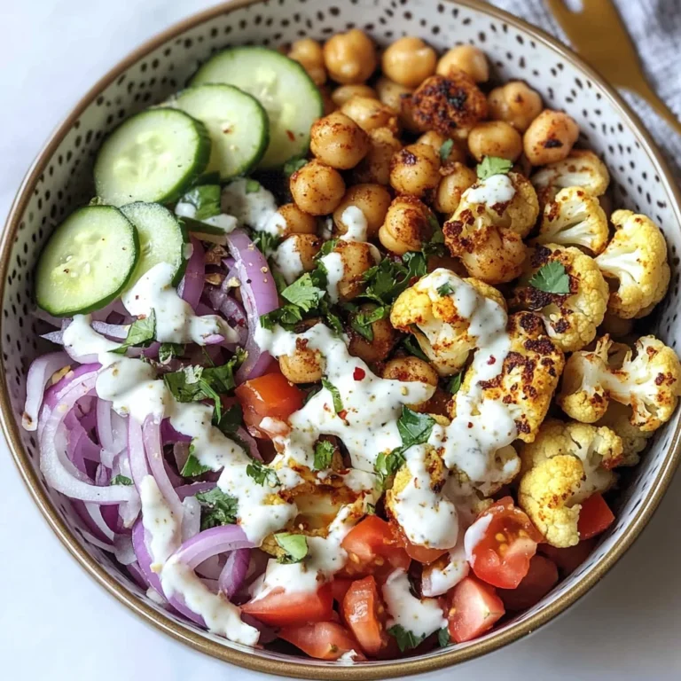 Cauliflower Shawarma Bowl (Easy Sheet Pan Dinner)