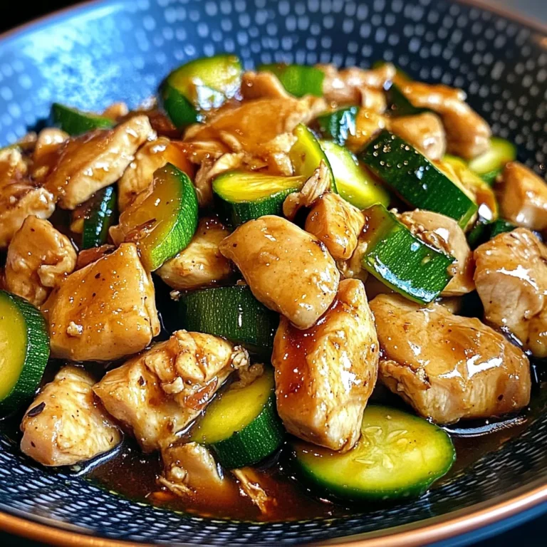 Chicken Zucchini Stir Fry