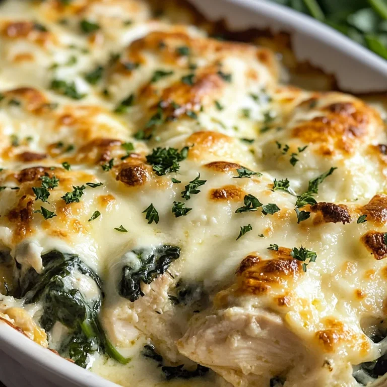 Chicken and Spinach Casserole with Cream Cheese Recipe