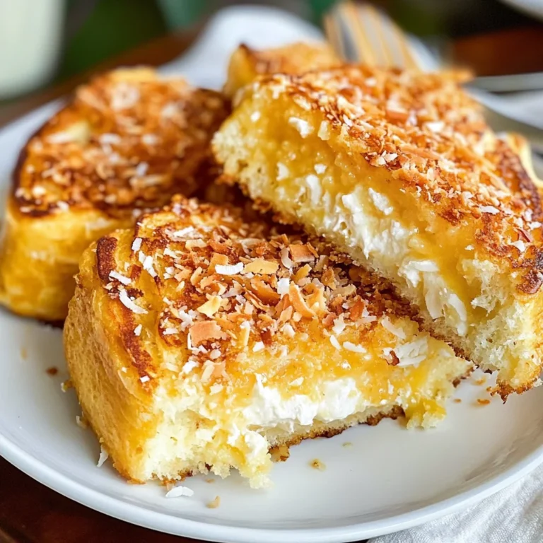 Coconut Stuffed French Toast Recipe