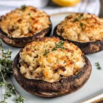Crab-Stuffed Portobello Mushrooms