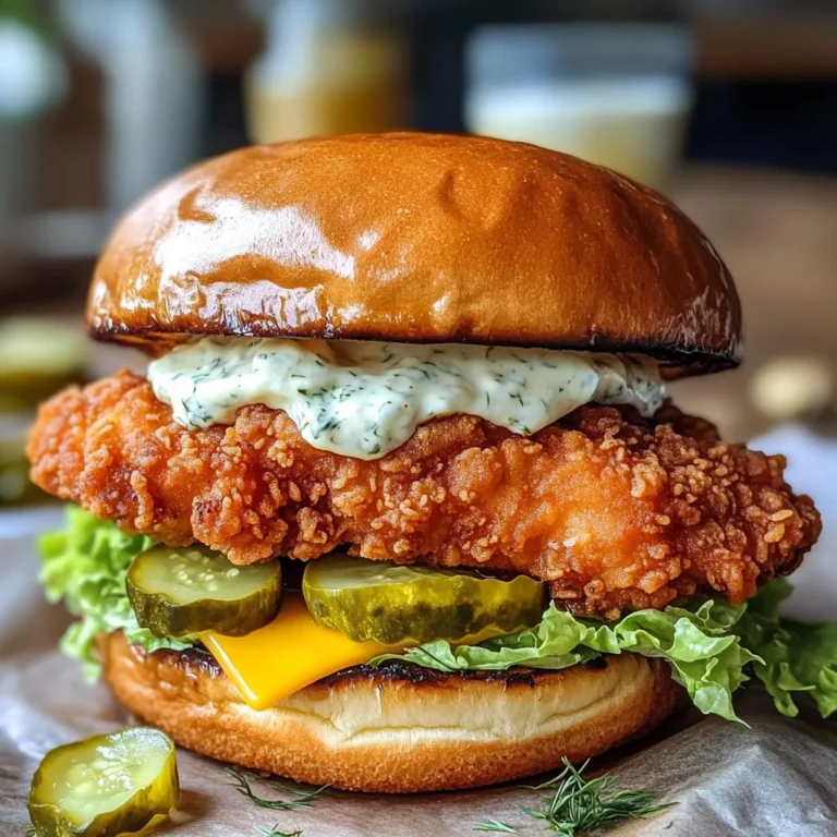 Crispy Dill Chicken Sandwich Recipe