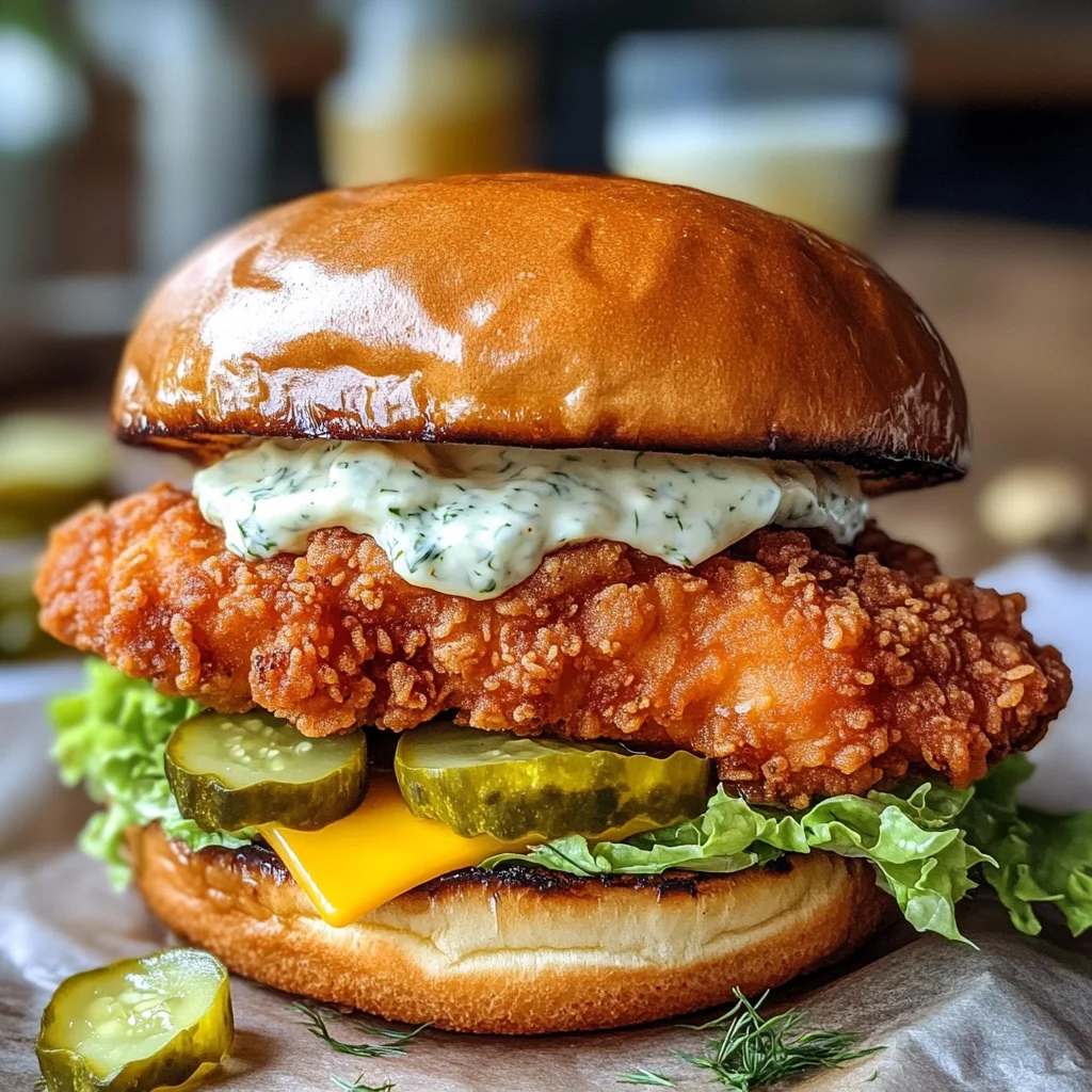 Crispy Dill Chicken Sandwich Recipe