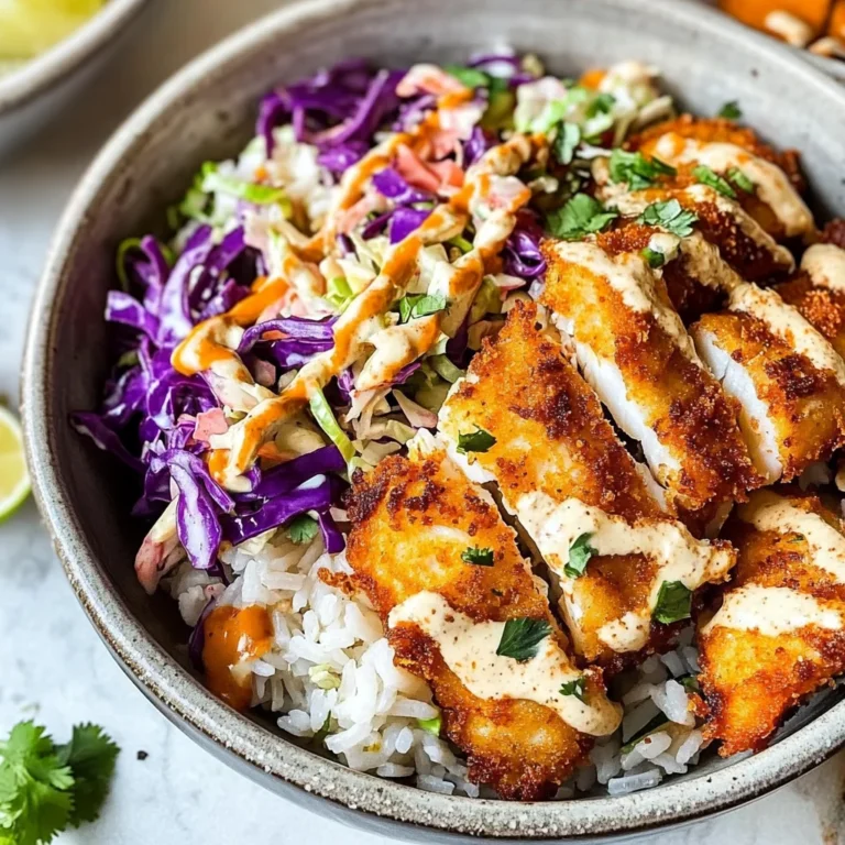 Crispy Fish Taco Bowls