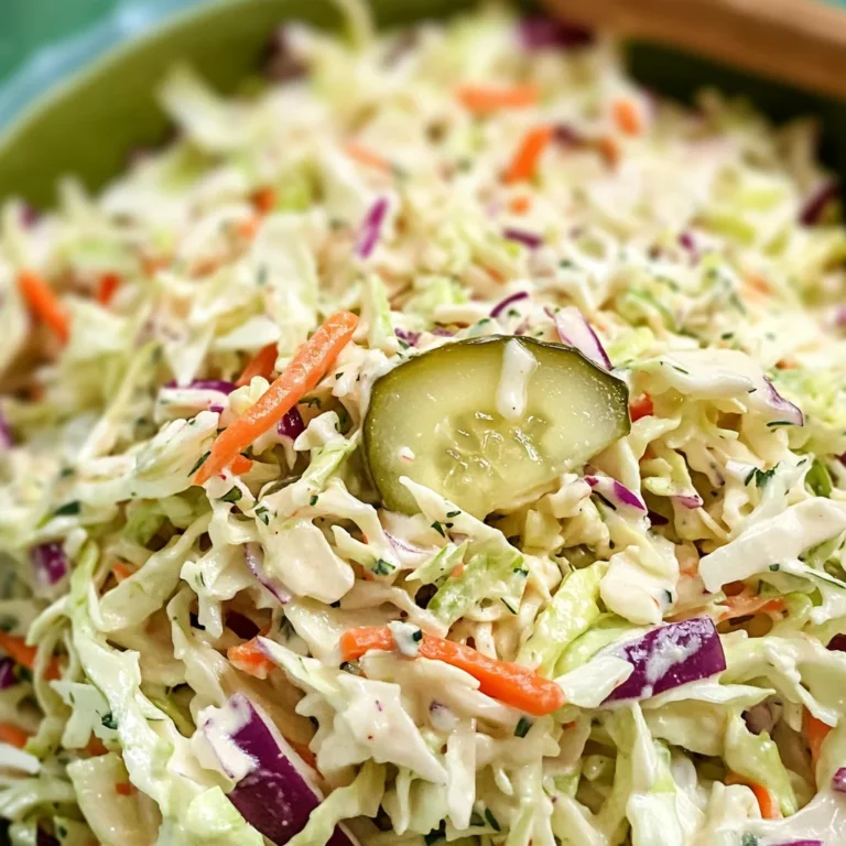 Dill Pickle Coleslaw