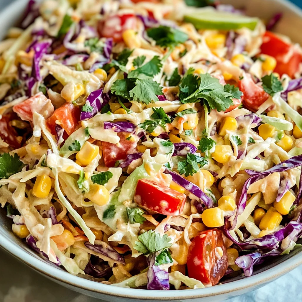 Easy Mexican Coleslaw Recipe