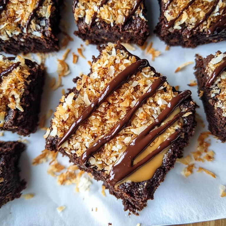 Easy Samoa Brownies