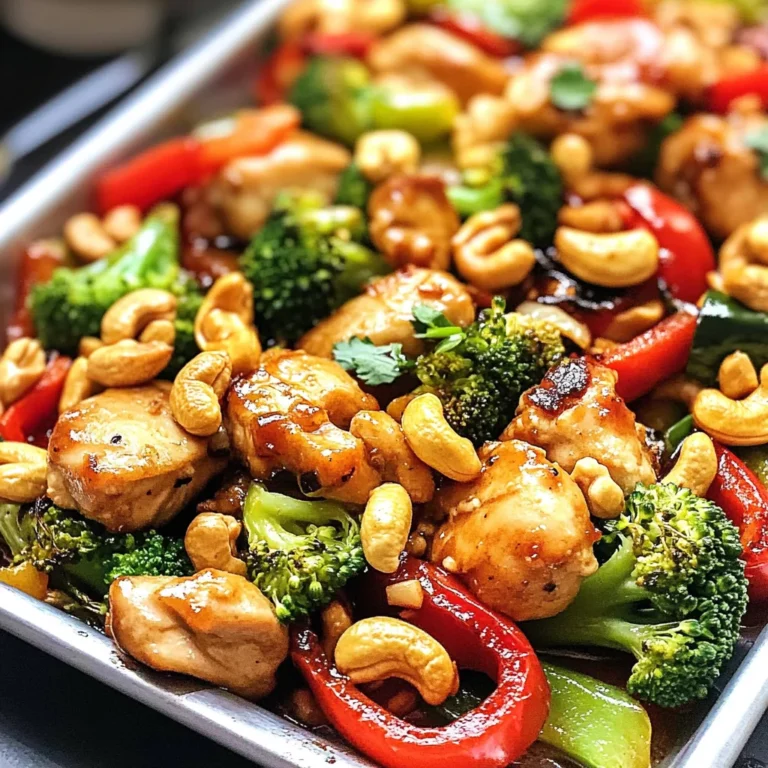 Easy Sheet Pan Cashew Chicken – Better Than Takeout