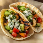 Grilled Mediterranean Chicken Tacos