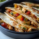 Healthy Baked Chicken Quesadilla