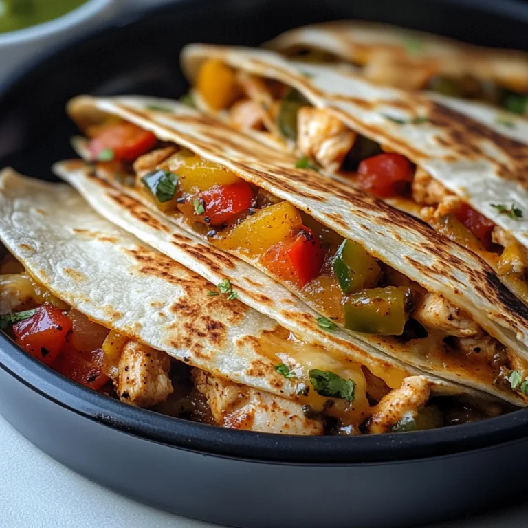 Healthy Baked Chicken Quesadilla