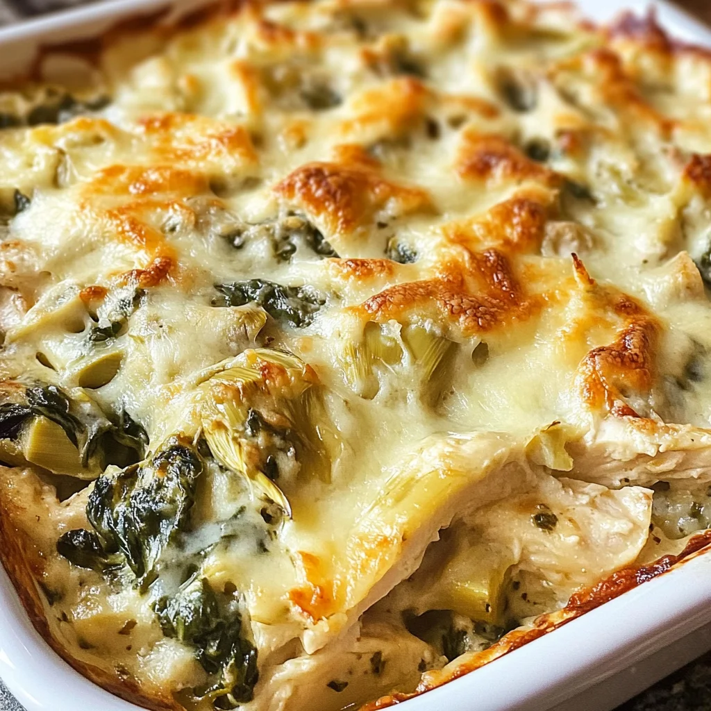 High-Protein Spinach and Artichoke Chicken Casserole: An Incredible Ultimate Meal