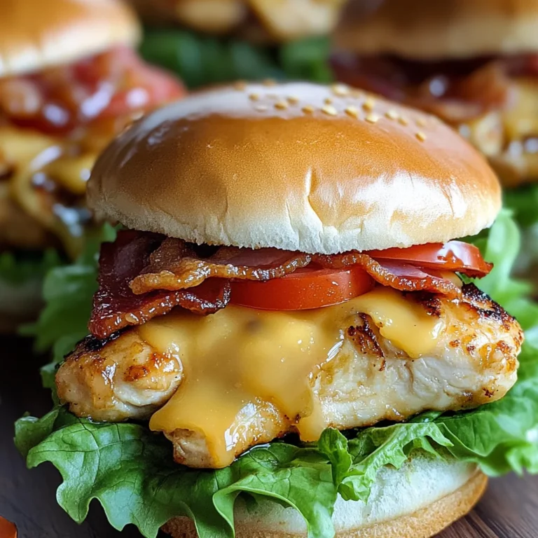 Honey Mustard BLT Chicken Sliders