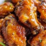 Hot Honey Peach Wings