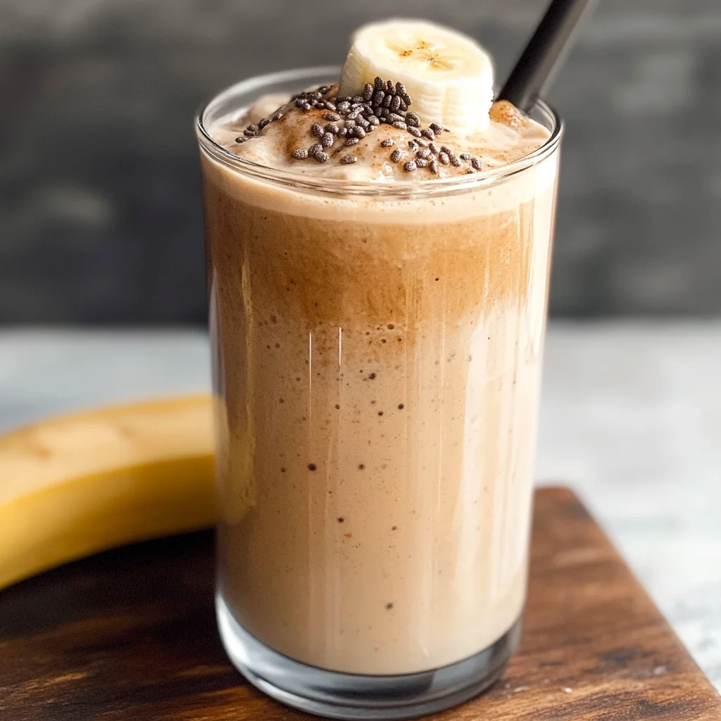 Iced Coffee Protein Shake, a.k.a. Cold Brew Smoothie