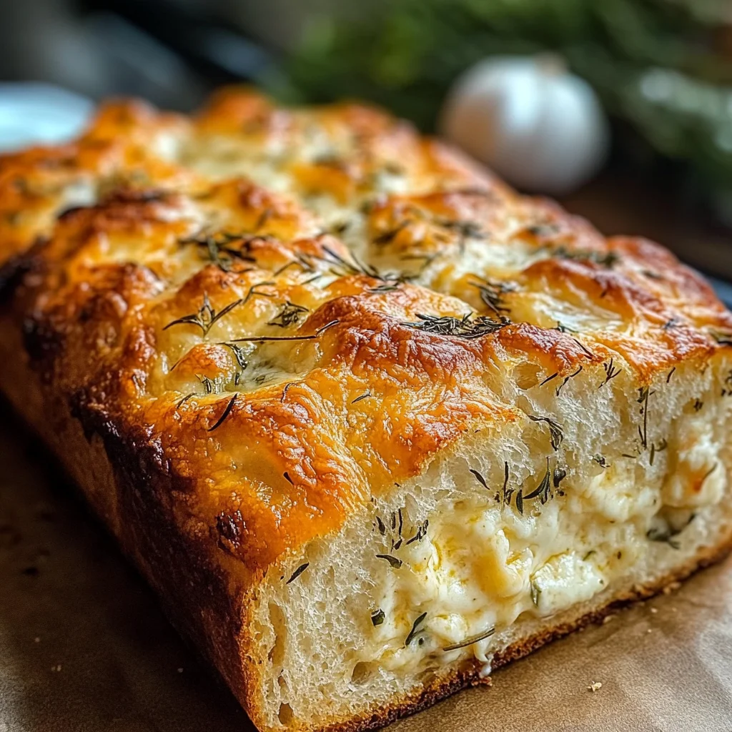 Italian Herbs and Cheese Bread