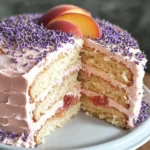 Lavender and Peach Dream Cake