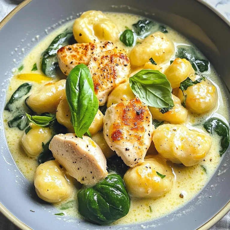 Lemon Gnocchi With Chicken