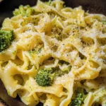 Mafaldine Pasta Limone with Broccoli