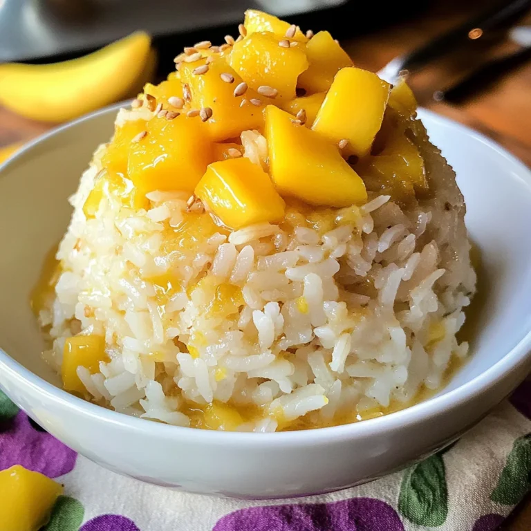 Mango Coconut Sticky Rice