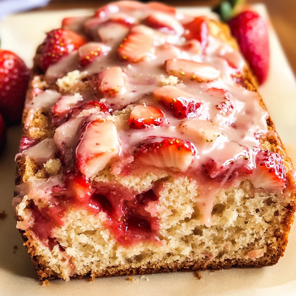 Moist Strawberry Bread (One Bowl)