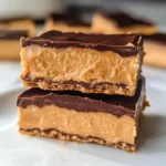 No Bake Peanut Butter Buckeye Bars