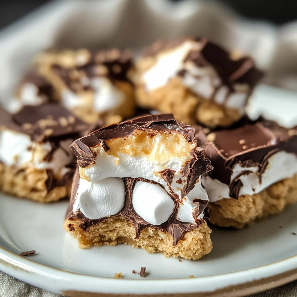 No Bake S'mores Cookie Dough Bites