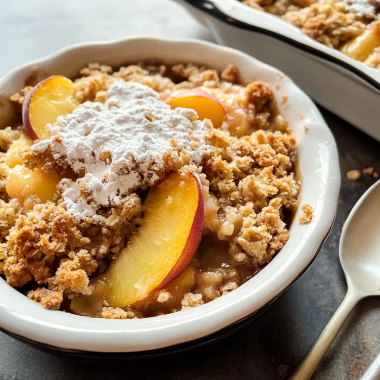 Peach Crisp