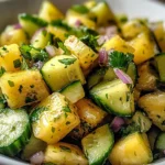 Pineapple Cucumber Salad