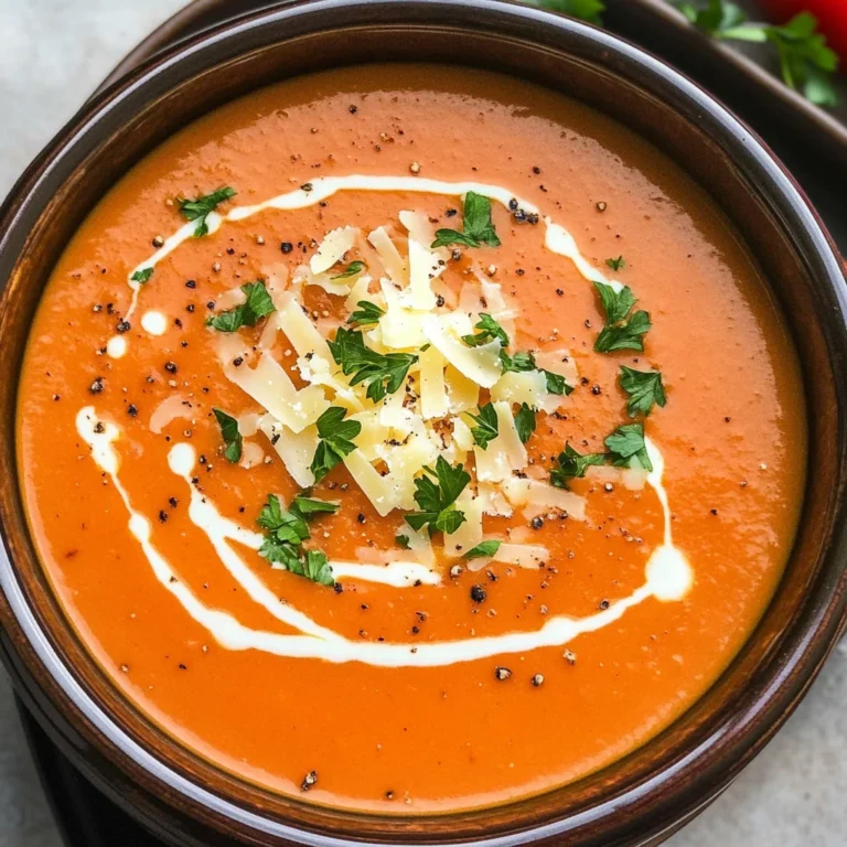 Roasted Red Pepper Gouda Soup