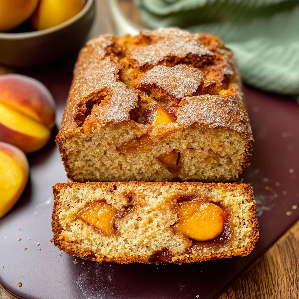 Spiced Peach Bread