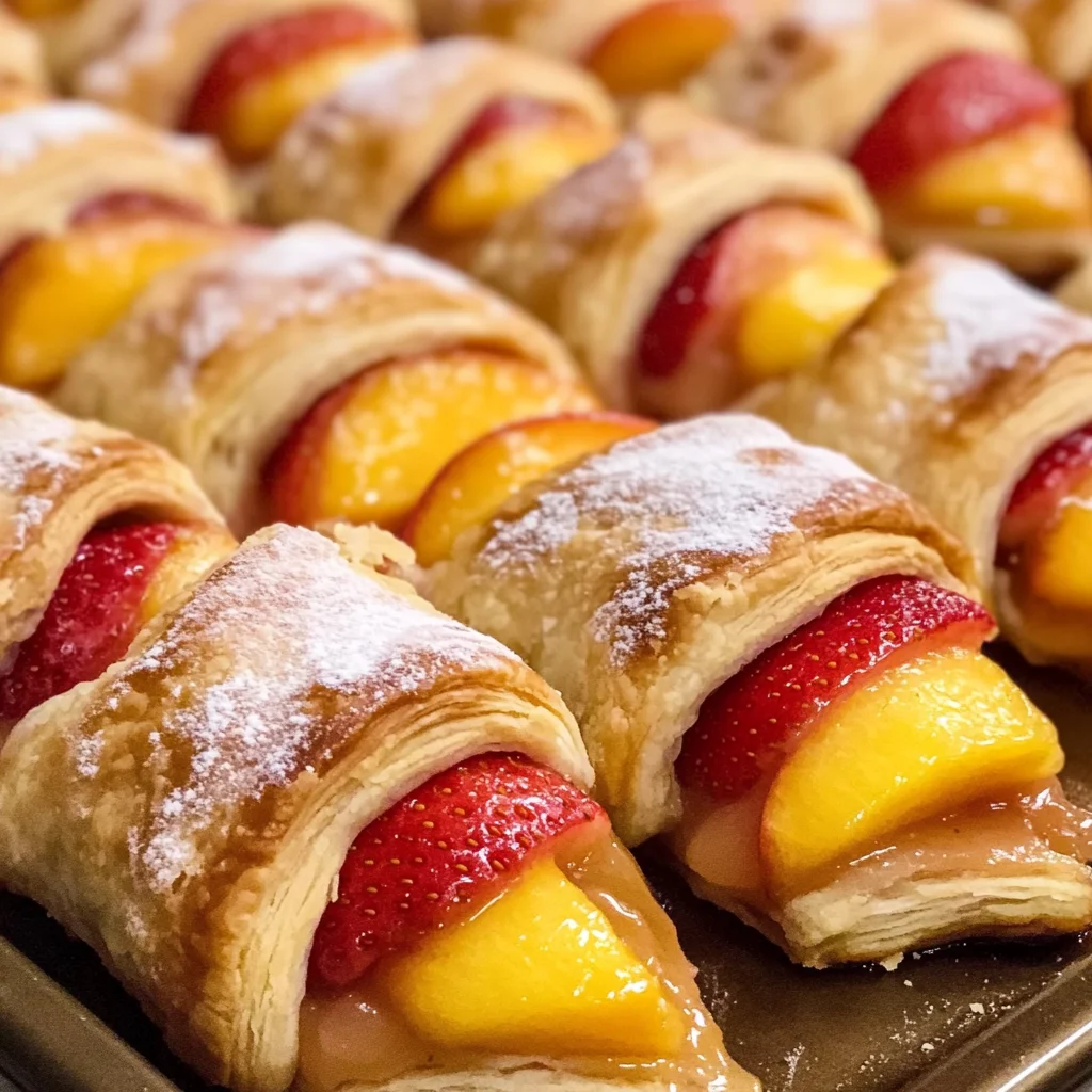 Strawberry Peach Pie Bites