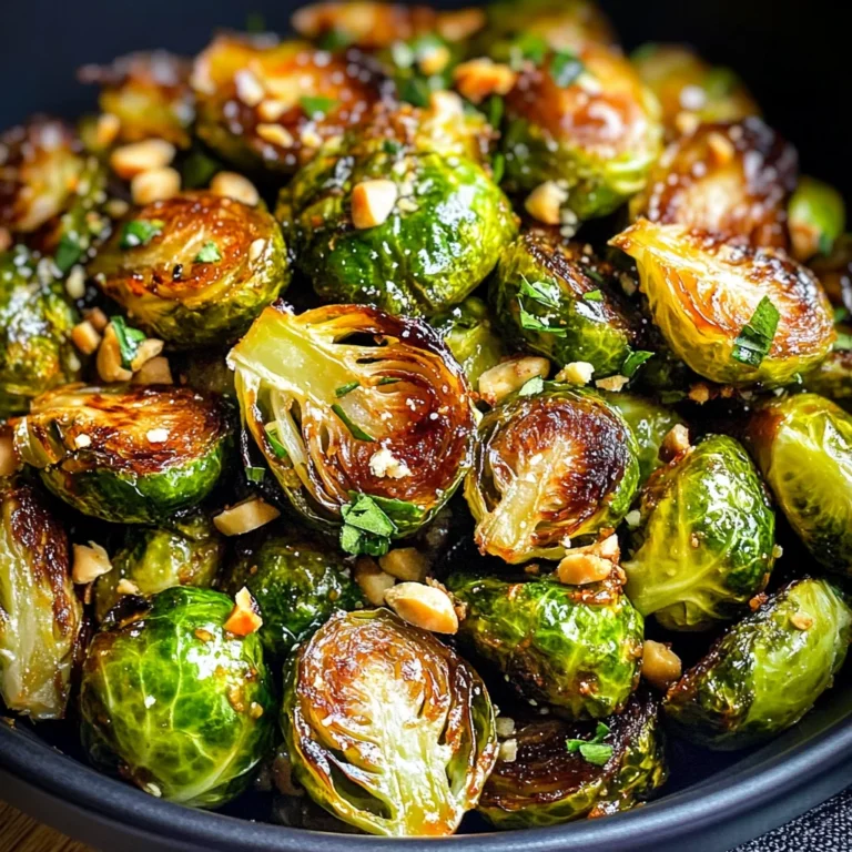 Sweet Chili Roasted Brussels Sprouts