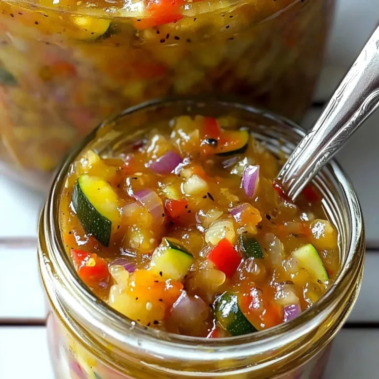 Sweet and Spicy Zucchini Relish
