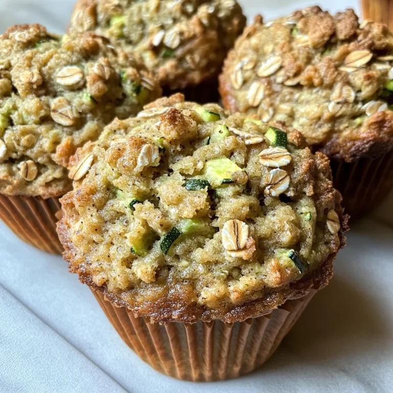 Zucchini Oatmeal Muffins