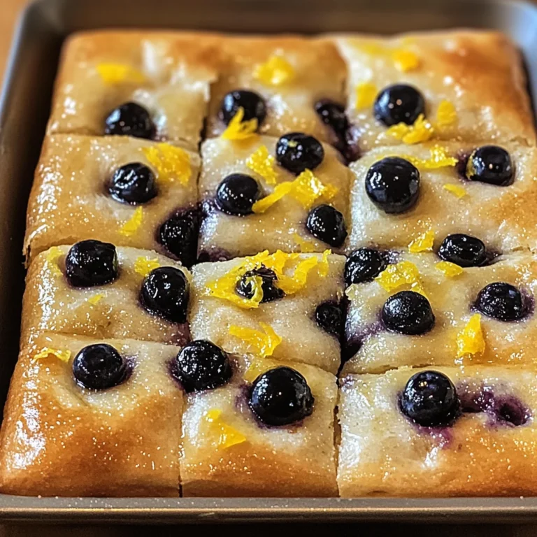 blueberry lemon sourdough focaccia