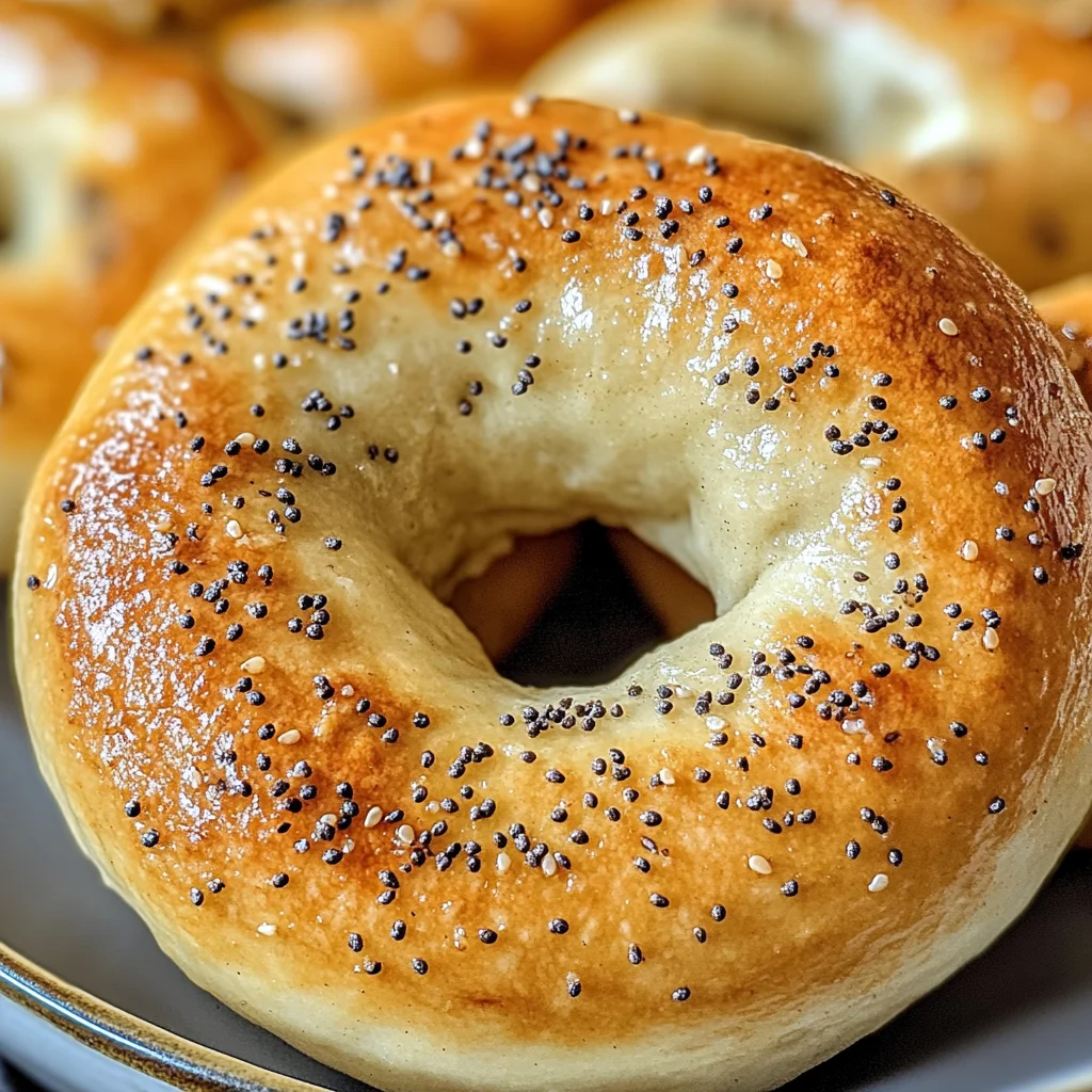 high protein air fryer bagels (quick recipe)