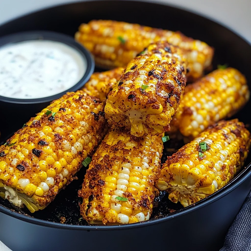 Air Fryer Cajun Fried Corn