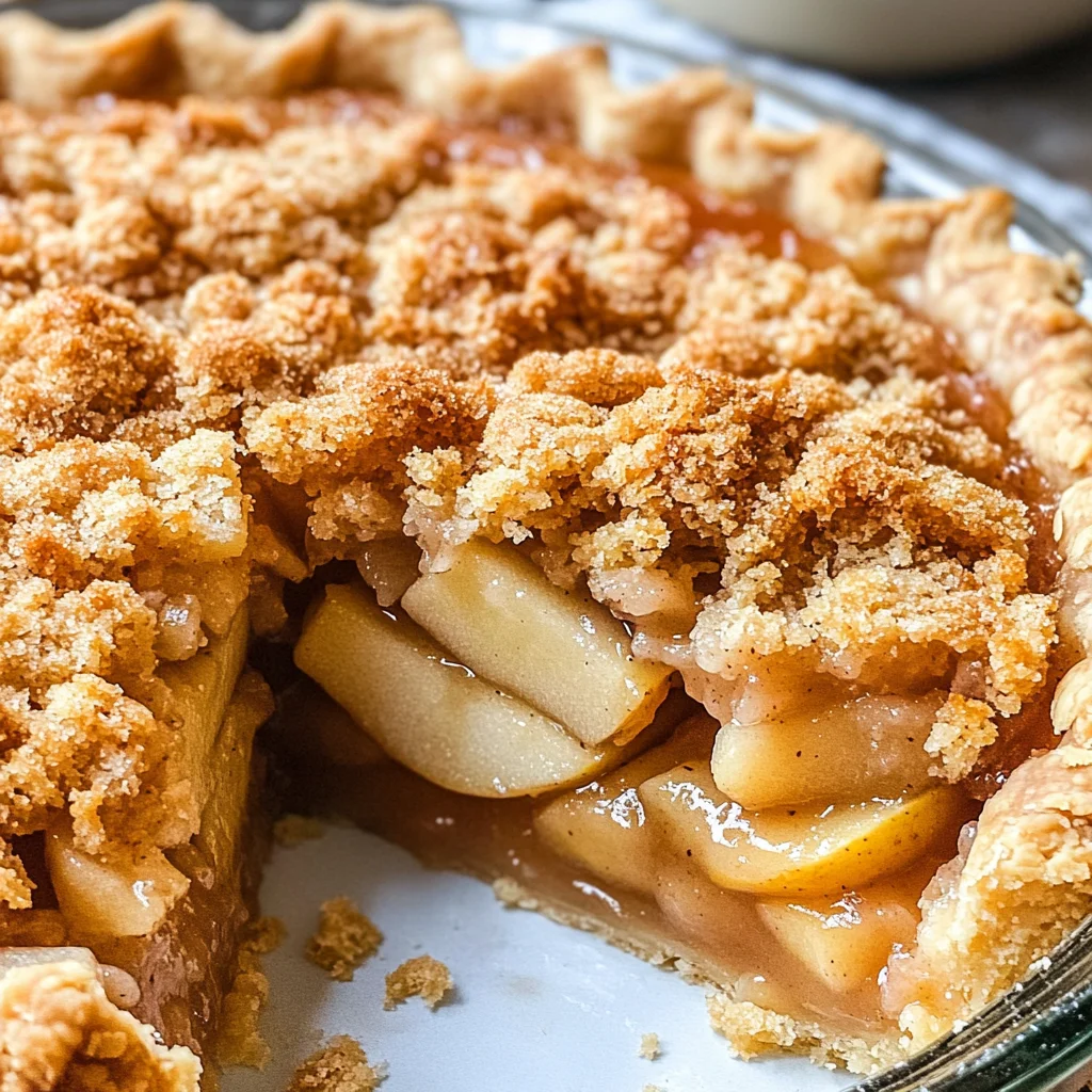 Apple Crumble Pie