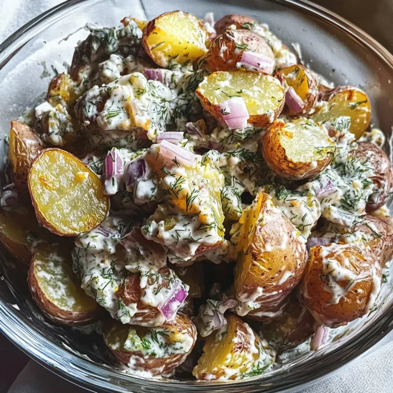 BEST Crispy Smashed Potato Salad (Viral Recipe, Easy)