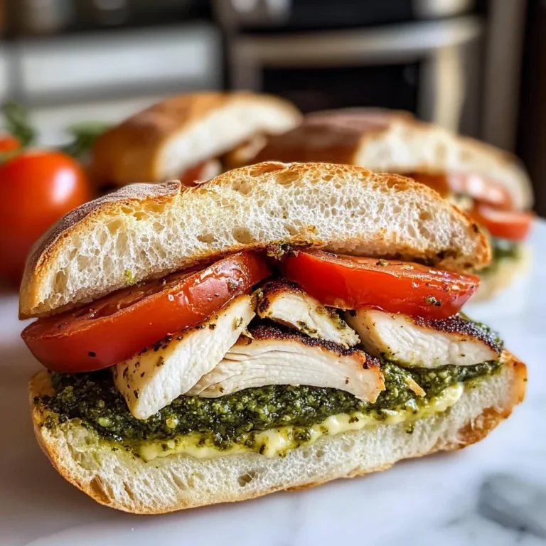 Chicken Pesto Sandwich Recipe