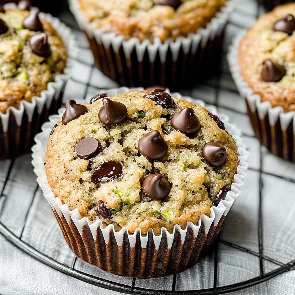 Chocolate Chip Zucchini Muffins